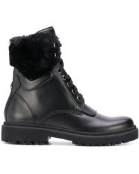 Moncler Patty Combat Boots - Black