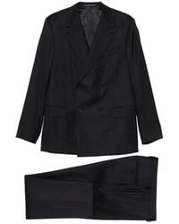Caruso - Norma Double-Breasted Peak-Lapel Suit - Lyst
