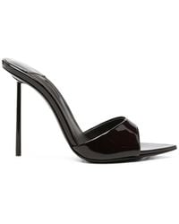 Le Silla - Bella Pointed-Toe Leather Heeled Sandals - Lyst