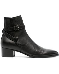 Saint Laurent - Jodhpur 45Mm Leather Boots - Lyst