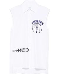 The Seafarer - Printed Sleeveless Top - Lyst