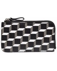 Pierre Hardy - Monogram-Print Zip-Up Wallet - Lyst