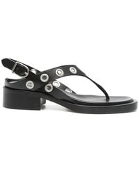 DURAZZI MILANO - 35Mm Eyelet-Detail Sandals - Lyst