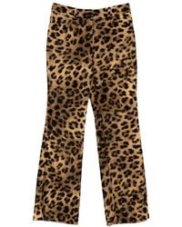 Ba&sh - Animal-Print Trousers - Lyst