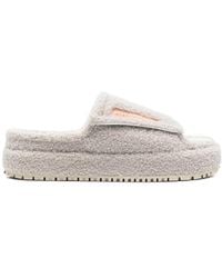 PDF - Textured Sandals - Lyst