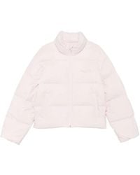 Alexander Wang - Cropped Channel Puffer Jacket - Lyst