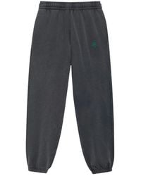 Anine Bing - Karter Logo-Embroidered Track Pants - Lyst