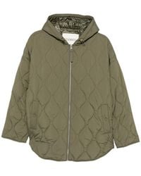 Closed - Quilted Hooded Jacket - Lyst
