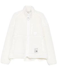Maison Mihara Yasuhiro - Fleece Zip-Up Jacket - Lyst