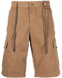 Myths Mid-rise Cargo Shorts - Brown