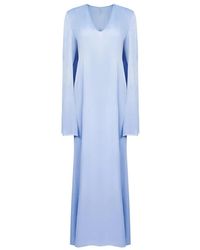 Twinset - V-Neck Long-Sleeve Dress - Lyst
