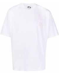 President's - Embroidered-logo T-shirt - Lyst