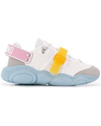 moschino teddy sneakers pink
