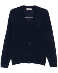 Canali - Button-Fastening V-Neck Cardigan - Lyst