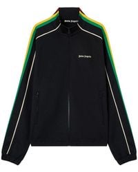 Palm Angels - Veste De Survêtement À Rayures Et Logo - Lyst