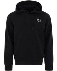A.P.C. - Logo Hoodie - Lyst