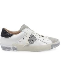 Philippe Model - Prsx Glitter-Detail Sneakers - Lyst