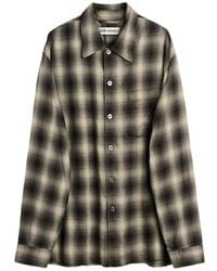 Our Legacy - Every Check-Pattern Button-Down Shirt - Lyst