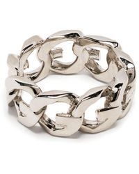 Givenchy G Logo Link Ring - Metallic
