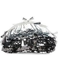 Anya Hindmarch - Sequin-Embellished Tassel Clutch Bag - Lyst