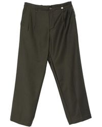 Myths - Pleated-Front Straight-Leg Trousers - Lyst