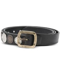 Eraldo - Coin-Embellished Buckle Belt - Lyst