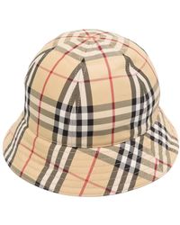 Burberry - House Check-Print Bucket Hat - Lyst