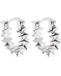 LAG World - Spiked Hoop Earrings - Lyst