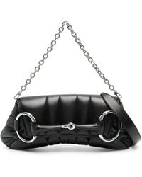 Gucci - Medium Horsebit Chain Shoulder Bag - Lyst