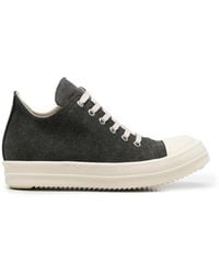 Rick Owens - Low-Top Canvas Sneakers - Lyst