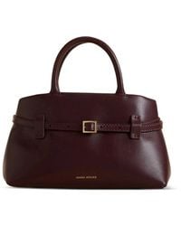 MANU Atelier - Buckle-Strap Tubular-Handle Tote Bag - Lyst