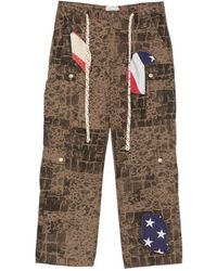 ERCOLE STUDIO - Patchwork-Detail Trousers - Lyst