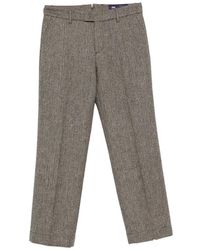Berwich - Alice Herringbone-Pattern Trousers - Lyst