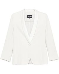 Giorgio Armani - Shawl-Lapel Single-Breasted Blazer - Lyst