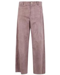Max Mara - Leather Trousers - Lyst