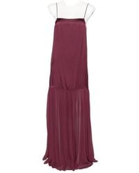 Anine Bing - Clementine Pleated-Skirt Maxi Dress - Lyst