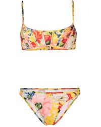 Zimmermann - Alight Floral-print Bikini - Lyst