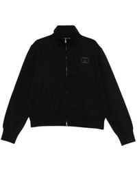 Gucci - Interlocking G Zip-Fastening Sweatshirt - Lyst