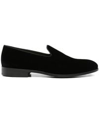 Doucal's - Velvet-Effect Loafers - Lyst