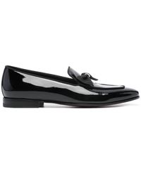 Tagliatore - Bow-Detailing Leather Loafers - Lyst