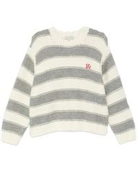 Stine Goya - Striped Chunky-Knit Sweater - Lyst