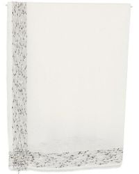 Faliero Sarti - Brunetta Fringed Bouclé-Trim Scarf - Lyst