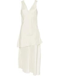Barena - Nova V-Neck Asymmetric Dress - Lyst