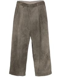 Ziggy Chen - Pinstriped Pleated Trousers - Lyst