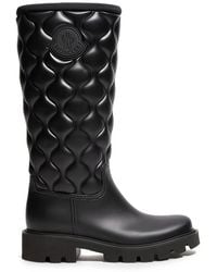 Moncler - Bottines Matelassées Kickstream À Patch Logo - Lyst