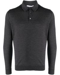 Eraldo - Merino-Wool Polo Shirt - Lyst