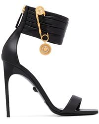 versace chunky heels