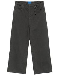 DAGGER - Logo-Patch Wide-Leg Jeans - Lyst