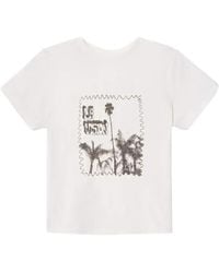 RE/DONE - La Vision Graphic-Print T-Shirt - Lyst