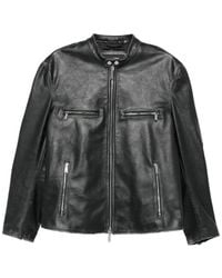 DSquared² - Solid Mandarin Collar Jacket - Lyst